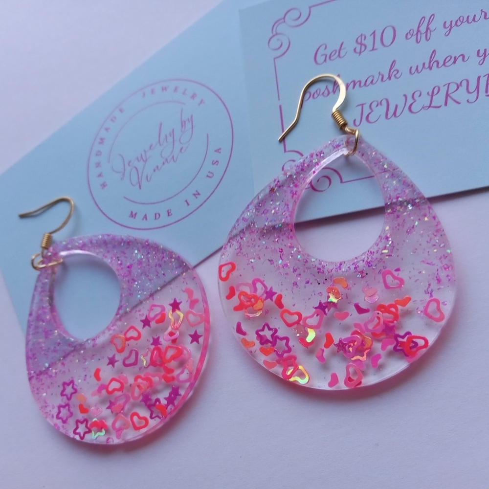 Hand Crafted Barbie's Dreams Collection Earrings - Picture 3 of 6